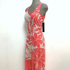 Marc New York by Andrew Marc NWT SUNSET Hi-Low Floral Print Maxi Dress size XS